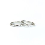 Pt900ダイヤ入り結婚指輪