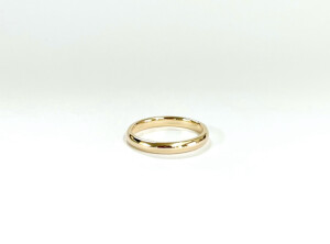 K10イエローゴールド 甲丸結婚指輪 2.5mm