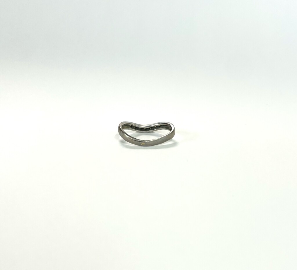 K18WG指輪のサイズ直し