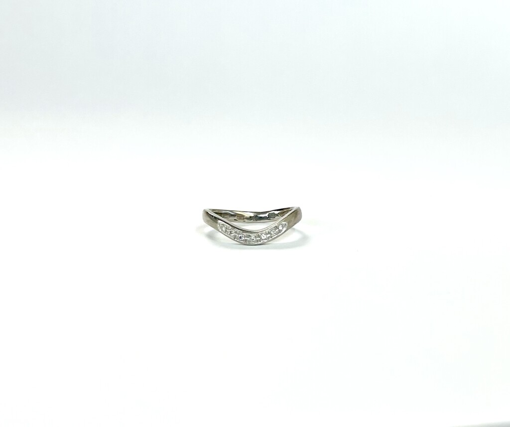 K18WGリングのサイズ直し