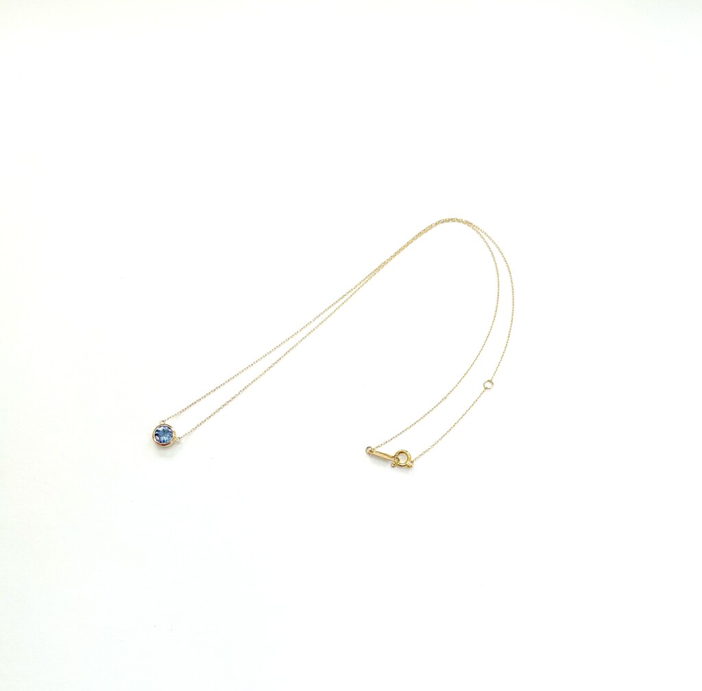 K18PGタンザナイトネックレス