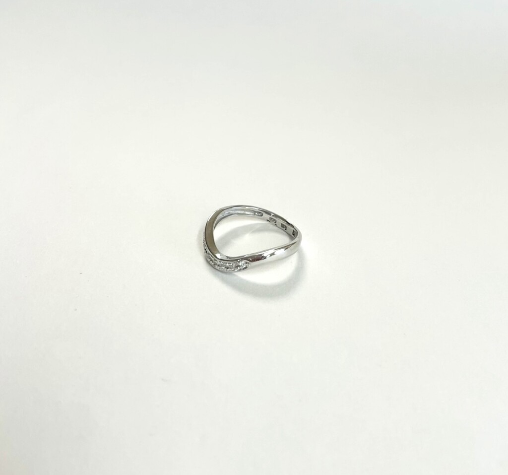 K18WGリングのメッキ