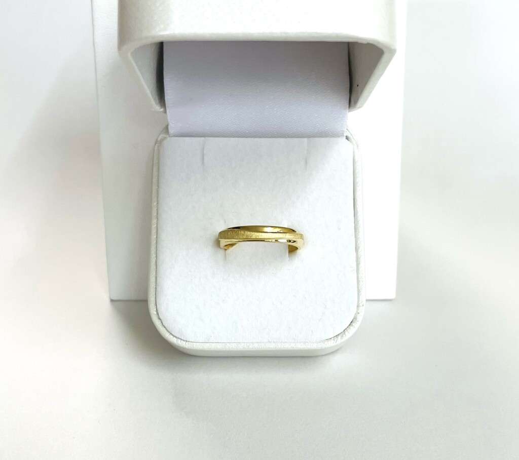 K18艶消しリング