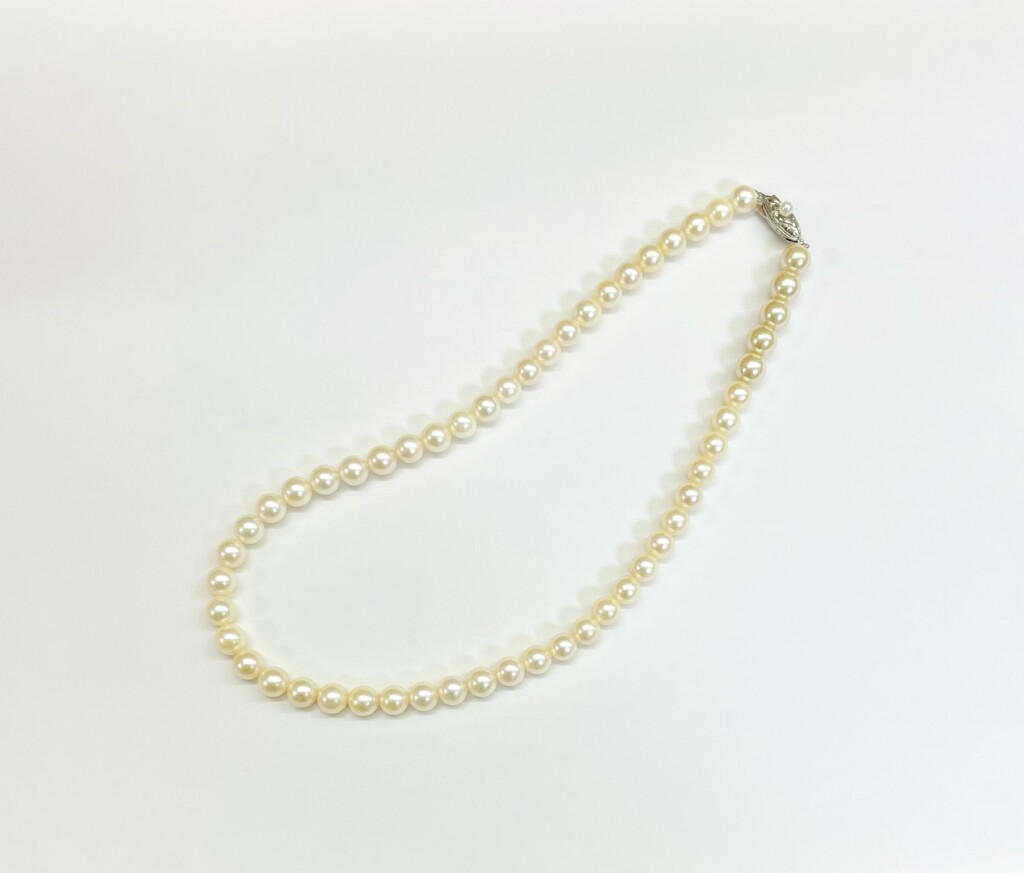 真珠のネックレスリフォーム