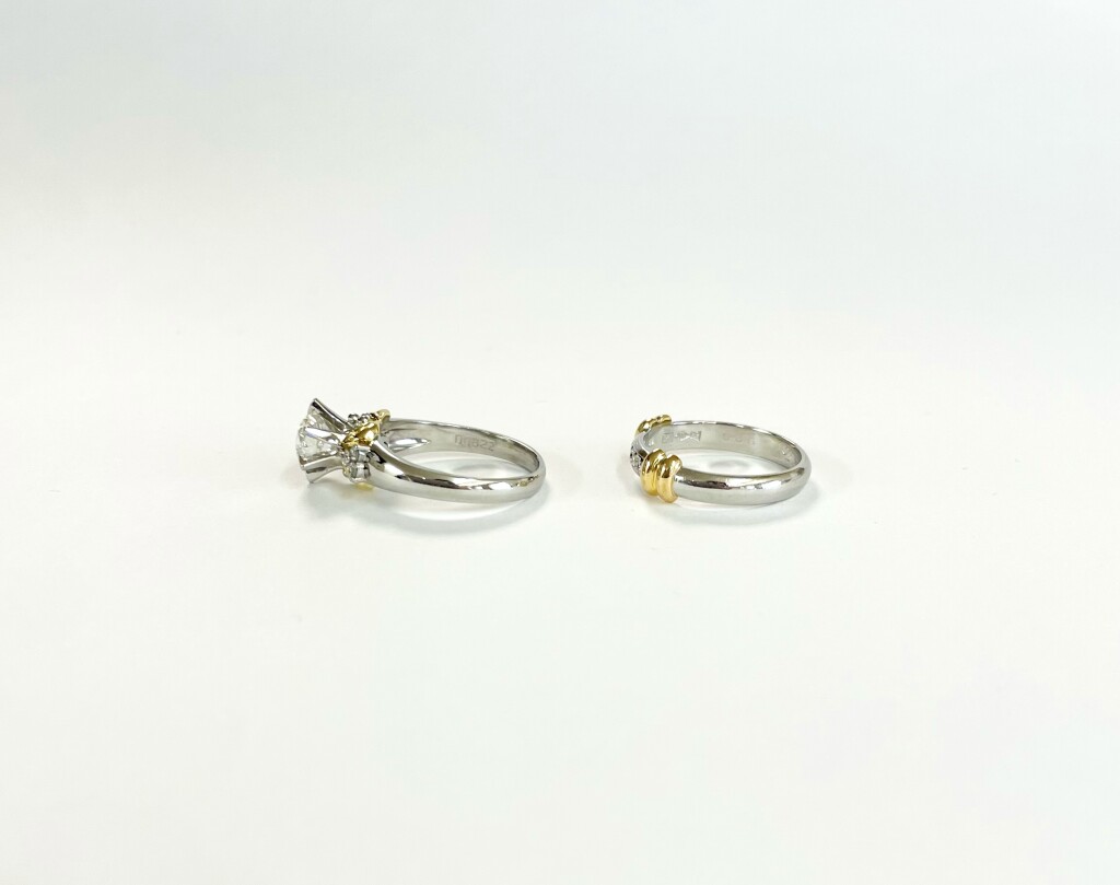 プラチナの指輪のサイズ直し