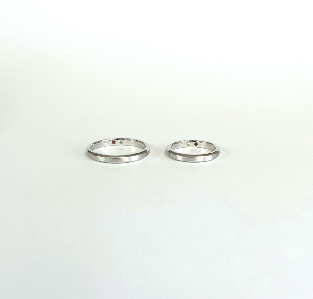 艶消し結婚指輪