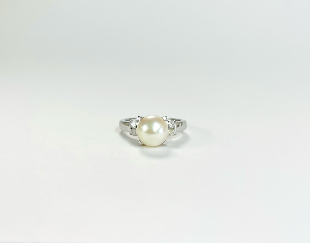 あこや真珠の指輪をリフォーム